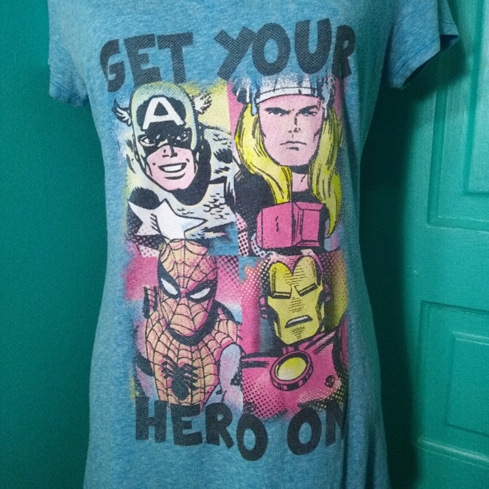 Marvel Superheroes Fitted Tee